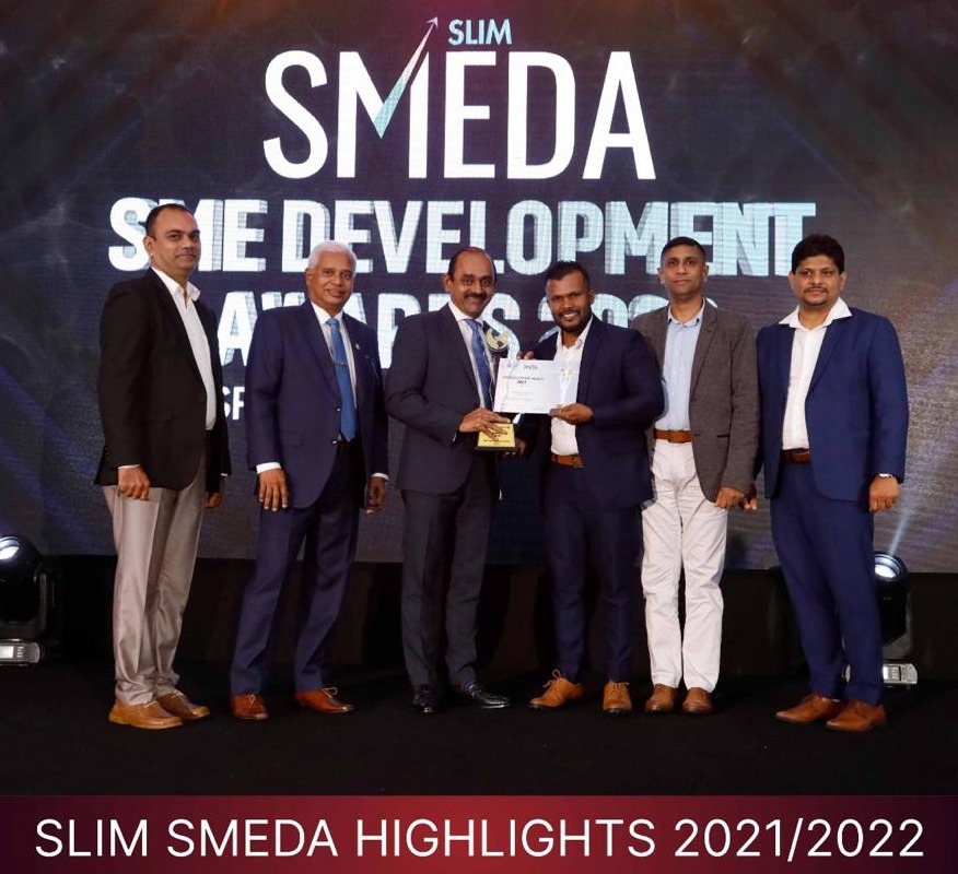 CAP Ceylon team at the SLIM SMEDA awards ceremony