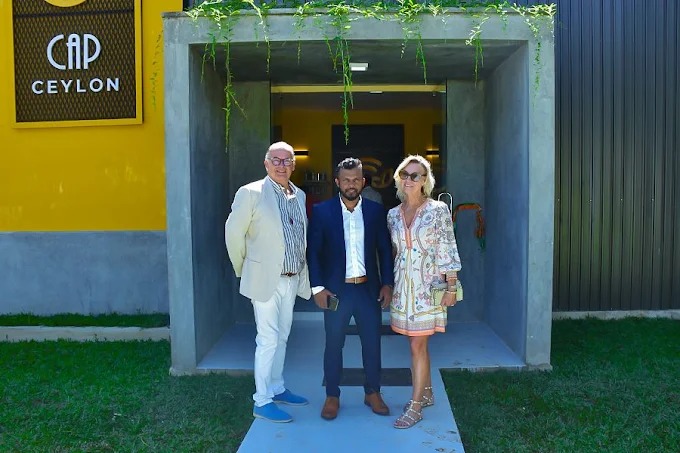 International visitors at the CAP Ceylon entrance